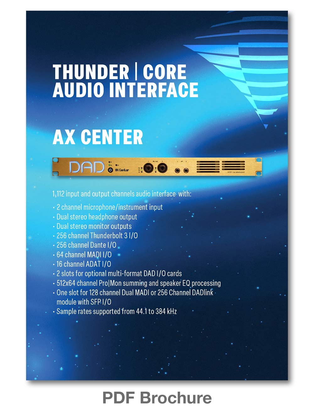 AX Center Product Brochure