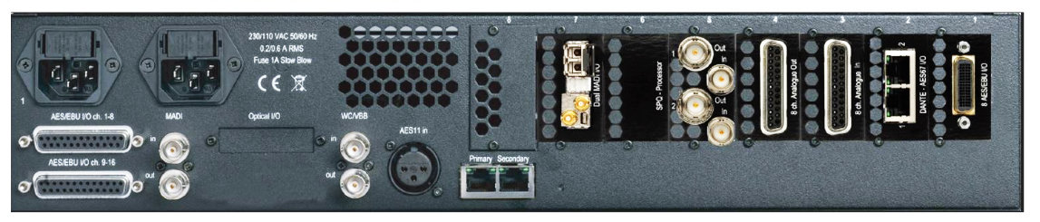 NTP Penta 720 rear panel
